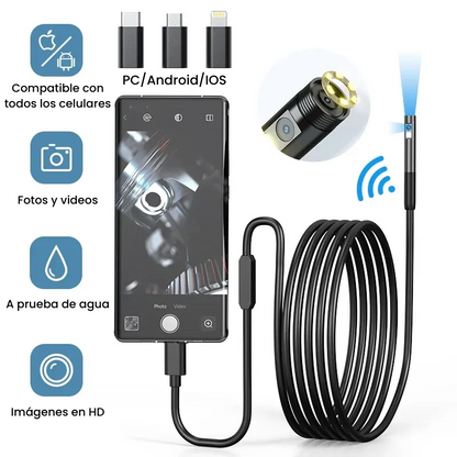 Endoscopio USB multifuncional